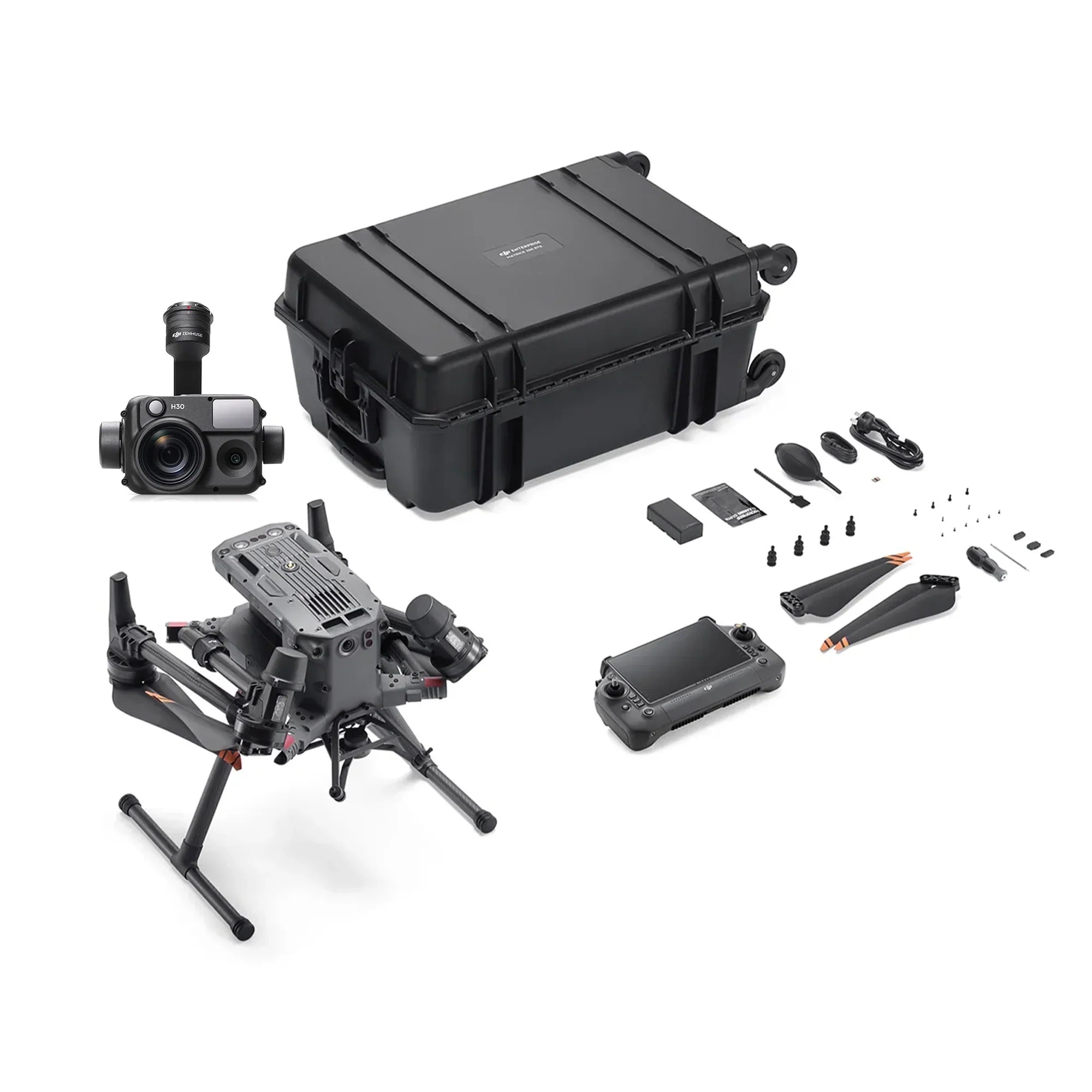 DJI Matrice 350 RTK Drone Only & H30T Payload with Worry-Free Basic Combo